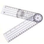 Goniometre kin�, professionnel 360 degr� multi - r�gle angle 14 pouces colonne vert�brale m�dicale