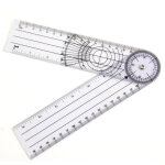 Goniometre kin�, professionnel 360 degr� multi - r�gle angle 14 pouces colonne vert�brale m�dicale