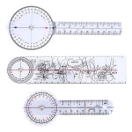 Goniom�tre m�dical rotatif facile � mesurer, r�gle vert�brale, plastique 6 / 8 / 10 pouces pour r�gles ...