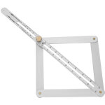 Goniom�tre r�gle profiler de plafond diagonal multifonctionnel finder d'angle d'angle � 4 fois