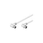 Cble d'antenne coud (, fiche coaxiale 90 prise coaxiale 90. longueur de cble 1. 5 m