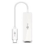 Adaptateur usb - c? ethernet, blanc, pour connecter un pc ou un apple macbook � un r�seau ethernet (rj45) ...