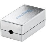 Goobay - bo�tier de raccordement / connexion r�seau cat 5e (100 mhz), stp, pour la connexion de 2x c�bles ...