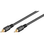 Cble de connexion audio numrique coaxial, rca s / pdif, double blindage, connecteur cinch connecteur ...