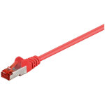 Goobay cable r�seau rj45 s / ftp c6 0, 5m rouge pimf (68277)