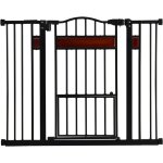 Goplus - barriere de securite enfant extensible pour animaux de compagnie, petite porte infrieure & ...