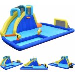 Château gonflable foot avec toboggan et pistolet à eau, aire de jeux aquatique pour enfants plus de 3 ... Château gonflable foot avec toboggan et pistolet à eau, aire de jeux aquatique pour enfants plus de 3 ...