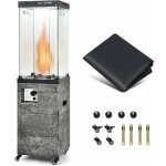Chauffage exterieur 12kw avec reflecteur en verre de 75 cm, chauffage au gaz avec housse etanche, dispositif ... Chauffage exterieur 12kw avec reflecteur en verre de 75 cm, chauffage au gaz avec housse etanche, dispositif ...