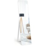 Goplus - miroir sur toute la longueur, 2 en 1 psyche mural ou sur pied, miroir moderne et simple avec ...