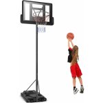 Panier de basket, panier de basket - ball de panneau arriere incassable portatif reglable en hauteur ...