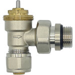 Inclin 1 / 2' x pex 16mm vanne thermostatique rgulation temprature