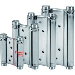 Gotrays - 2 pcs charni�res � ressort en acier inox � double action pour portes battante charni�re fermeture ...