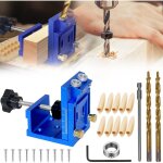 6 pièces ensemble de kit de gabarit de perçage, ajustable guide de percage perçage 9mm, gabarit de percage ... 6 pièces ensemble de kit de gabarit de perçage, ajustable guide de percage perçage 9mm, gabarit de percage ...