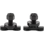 Goujon de voie en l en acier au carbone galvanis, 2 pices, pour compagnie arienne, lit de camion, ...