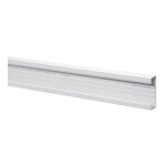 Goulotte d'installation 160x50mm blanc artic fond sans couvercle (au metre) 1 compartiment logix planet ...