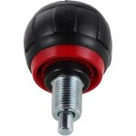 Goupille � ressort noire et rouge pour v�lo d?exercice ? bouton de verrouillage rotatif sph�rique ? pi�ce ...