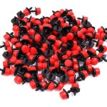 Goutteurs d'irrigation, 100pcs arroseurs d'arrosage r�glables kits de syst�me d'irrigation goutte � goutte ...