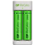 Gp batteries - chargeur usb gp battery avec 2 piles rechargeables aa 1, 5 v 2100 mah incluses