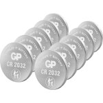 Pile bouton cr 2032 lithium gp 3 v 10 pc(s) Pile bouton cr 2032 lithium gp 3 v 10 pc(s)