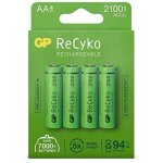 Gp batteries - piles rechargeables gp battery recyko 12 v aa 2100 mah (lot de 4)