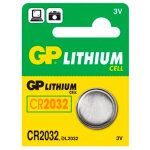 Pile bouton cr 2032 lithium gp 220 mah 3 v 5 pc(s) s161631