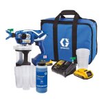 Graco - jamais utilis] pulvrisateur airless ultramax sans fil 18v (2x2, 0 ah) 138 bar + 25 godets 17p258x2 ...