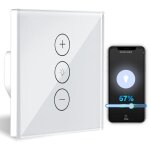 Gradateur, variateur de lumire wifi  fonction de pourcentage avec fonction de minuterie, variateur ...