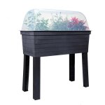 Graf - carr� potager urban sur pieds avec serre