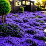 Graines de thym violet, lot de 20 000 graines, plante couvre - sol vivace, herbes aromatiques faciles ...