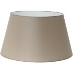 Grand abat jour conique marron clair 36 cm
