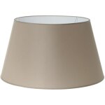 Grand abat jour conique marron clair 40 cm