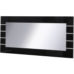 Meublorama ? miroir sur pied noir 120 x 60 cm ? surface r�fl�chissante pour agrandir visuellement ? finition ...