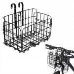 Grand panier À vélo pliable en métal Grand panier À vélo pliable en métal
