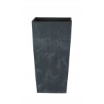 Grand pot de fleurs effet urbi durs265e avec insert anthracite