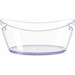 Grand seau � glace en acrylique transparent de qualit� alimentaire pour f�te, bar, champagne, bi�re, ...