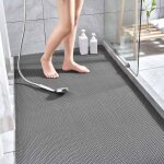 Grand tapis de sol antid�rapant et anti - moisissure pour salle de bain / cuisine / piscine en pvc avec ...