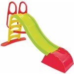 Grand toboggan avec connexion eau vert. jaune et rouge 180cm