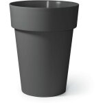 Grand vase rond cleo anthracite - 55 cm