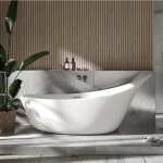 Bernstein - grande baignoire lot sabot ovale design acrylique pour salle de bain, isolation thermique ...
