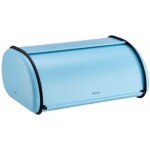 Grande bo�te � pain en acier 44 cm bleu mat kinghoff kh - 1869