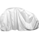 Grande housse de protection en polyester gris pour tracteur, tondeuse � gazon et outils de jardinage