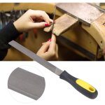 Grande lime plate de 20, 3 cm, outil d'aff�tage de lime � main, lame de meulage en acier avec poign�e ...