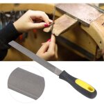 Grande lime plate de 20, 3 cm, outil d'afftage de lime  main, lame de meulage en acier avec poigne ...