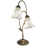 La grande prairie - lampe de table tiffany 35x18x61cm