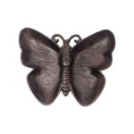 La grande prairie - mangeoire  poser en fonte papillon 26 cm
