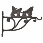 La grande prairie - potence fonte papillon 26x04x20cm La grande prairie - potence fonte papillon 26x04x20cm