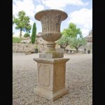 La grande prairie - vase jardin mdicis pierre reconstitue 75cm