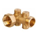 Clapet anti - pollution �querre - apr�s compteur - m�le / femelle