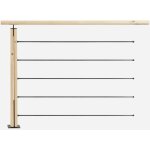 Kit garde - corps sapin 1m pose � plat, graphit kordo