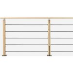 Kit garde - corps sapin 2m pose � plat, graphit kordo